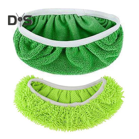 4 Pezzi Coprimocio per Mocio per Tavole Piccole Grandi Bordo Elastico Pulizia Profonda Riutilizzabile Lavabile Panni per Mocio per Swiffer