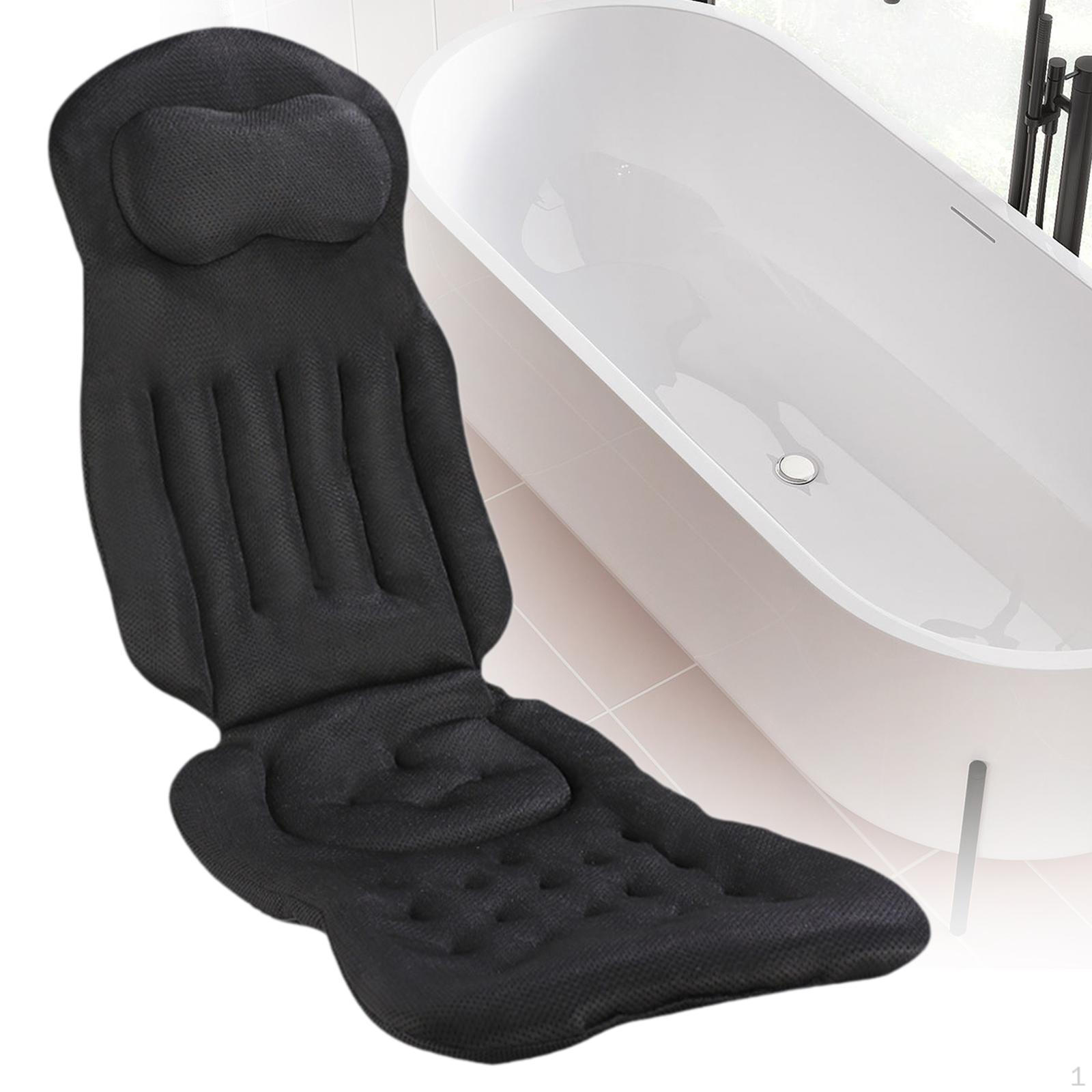 

Полная подушка для ванны, поддерживающая подушка для спины и шеи в спа-обстановке чёрный