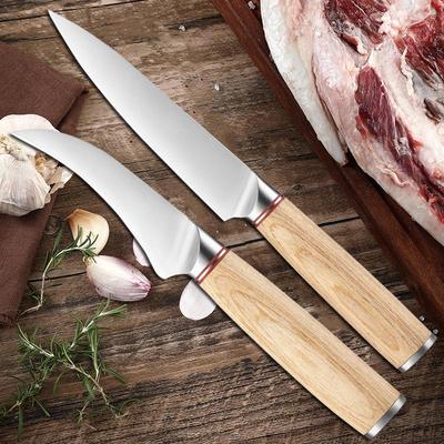 2Pcs/Set Stainless Steel Kitchen Knife Set Fruit Paring Knife Outdoor Knives Utility Knives Cutter