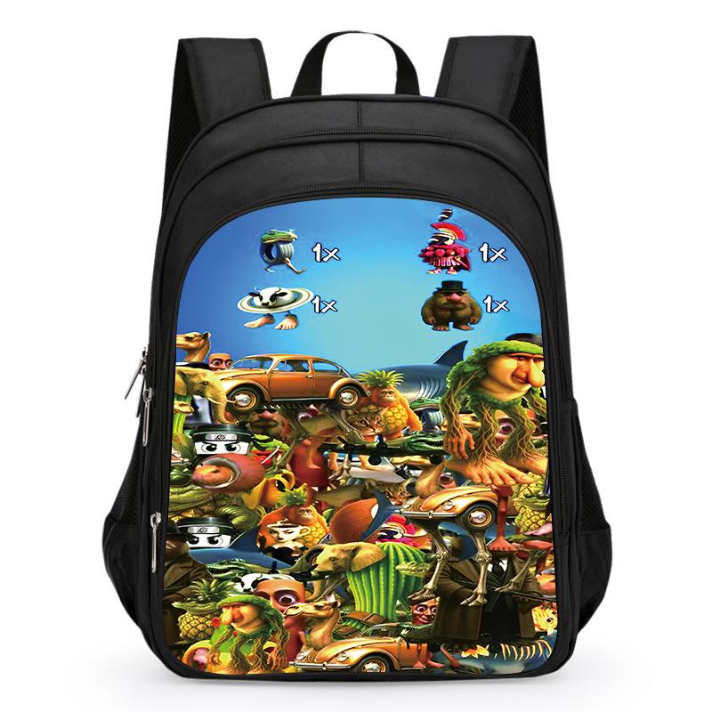 Drewniany Patyczak Plecak AI dla Chłopców, Klasy 1-3