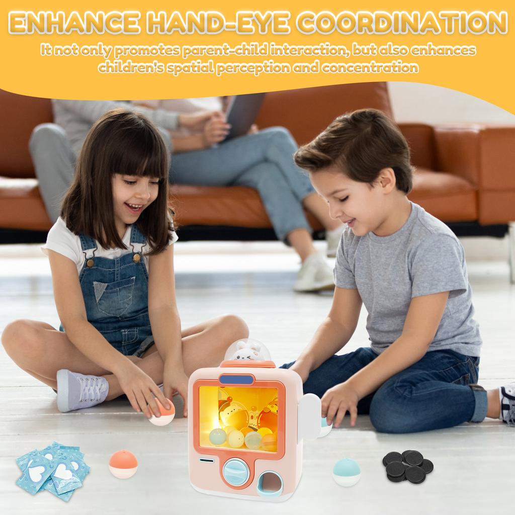 Vending Machine Kid Toy Fun Mini Wall Candy Machine Develop Hand Eye Coordination Claw Game Sensory Toy Children Xmas Gifts Toys