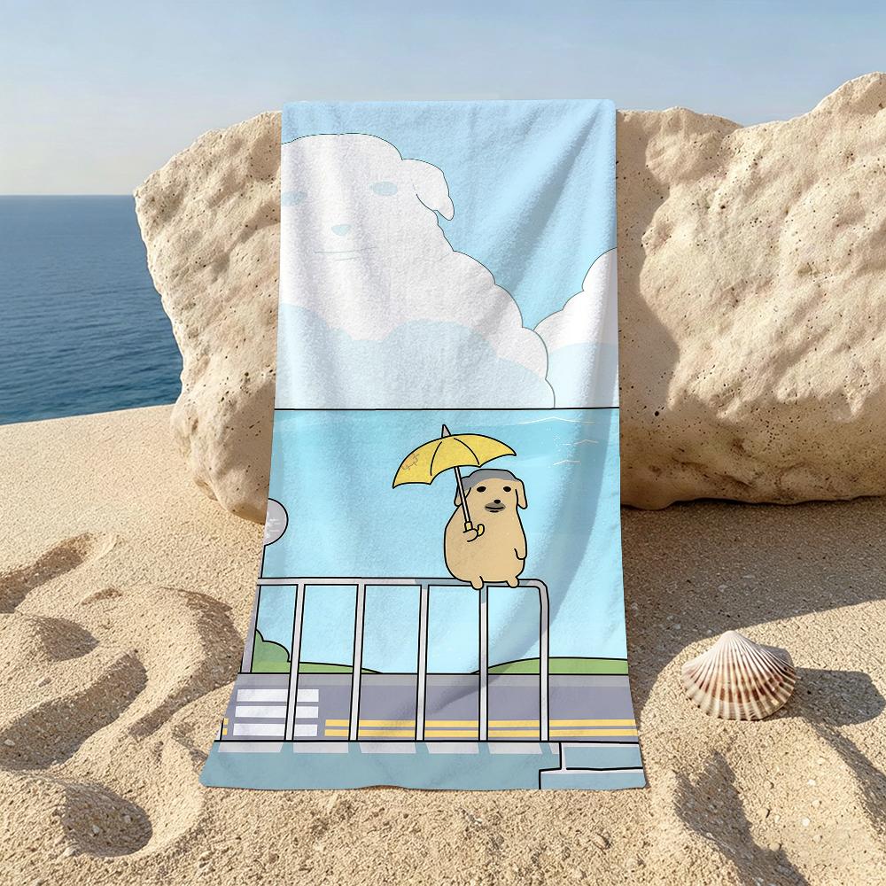 Cartoon Cute N-Nudaeng Towel Towels For Beaches Yoga Studios Gyms Hot Springs Swimming Pools And Picnics