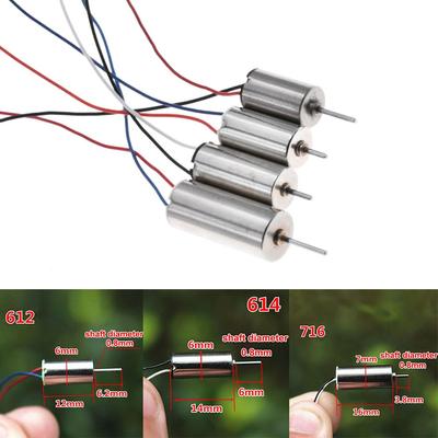 DC3.7V 40000-50000rpm 612 614 716 Hollow-Cup Motor Coreless Motor-For RC HM