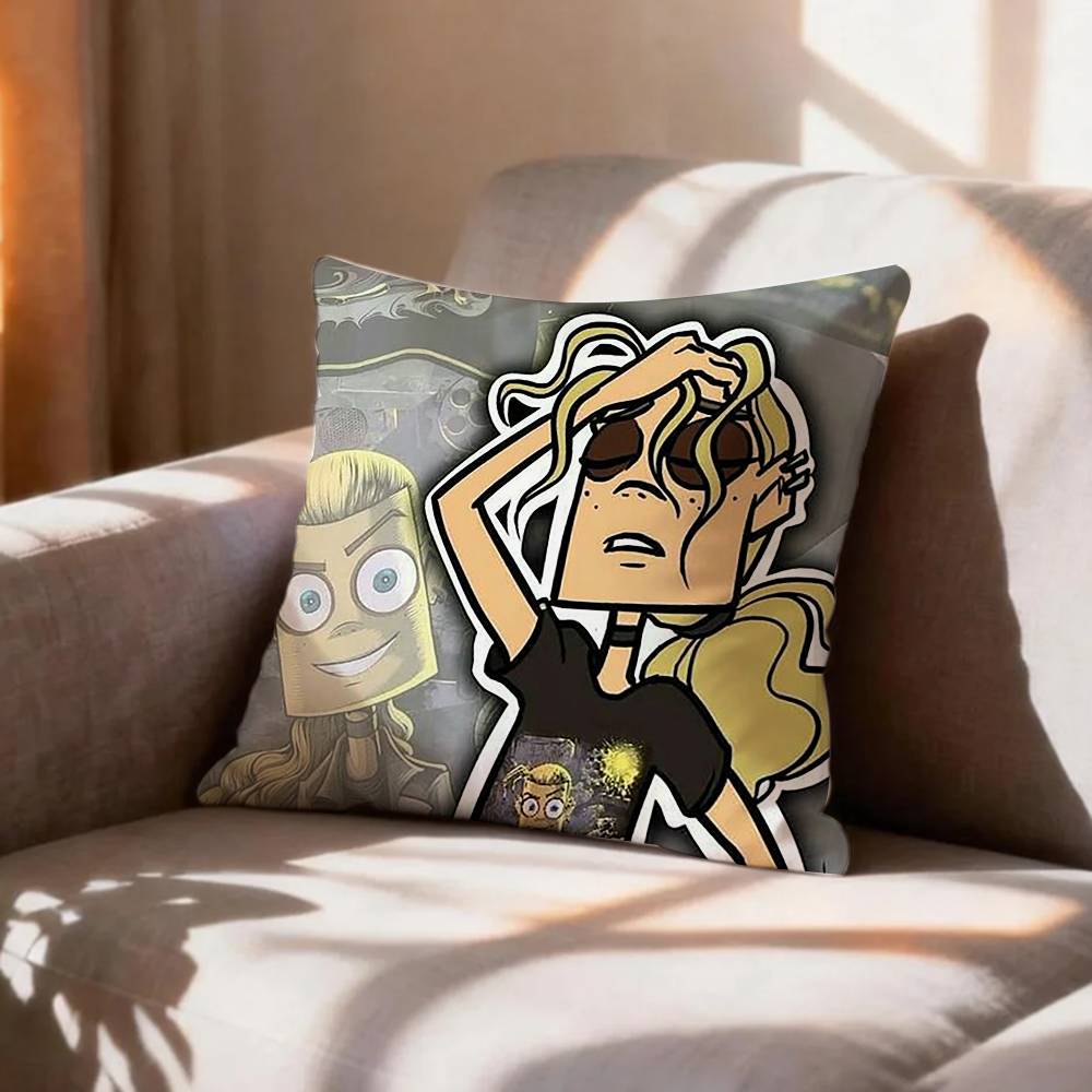 COOL MMetal Family DDee  Pillow Case Pattern Printed Pillowcase For Living Room Sofa Cushion Cover