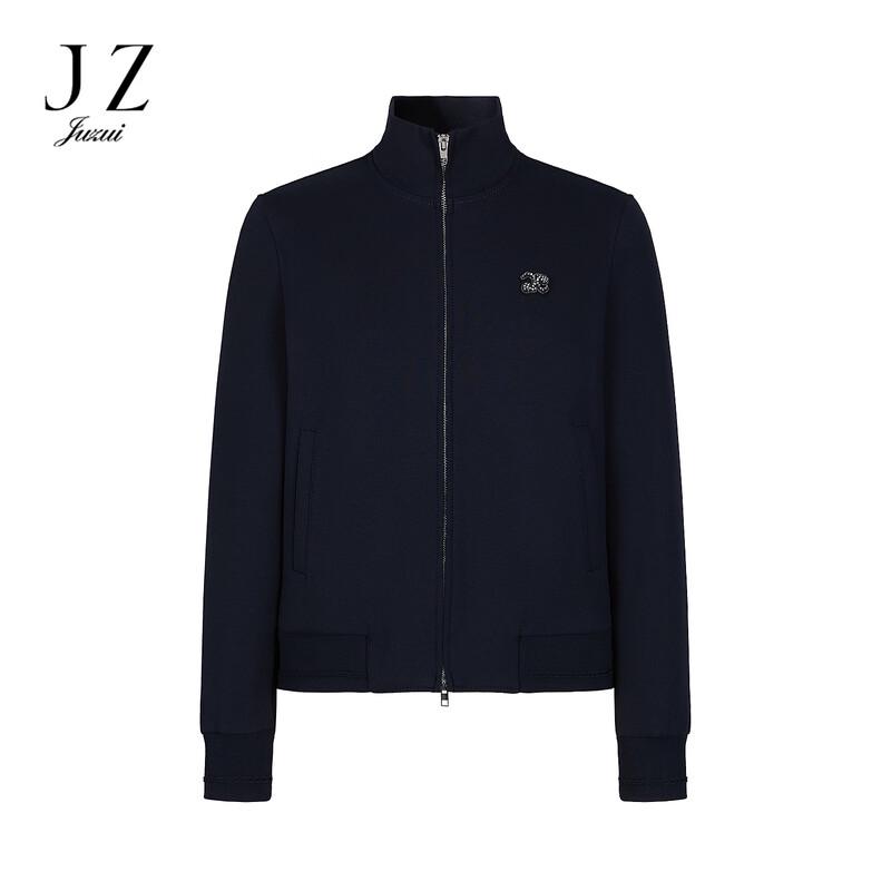 JUZUI Women s American Casual Stand-Collar Jacket L