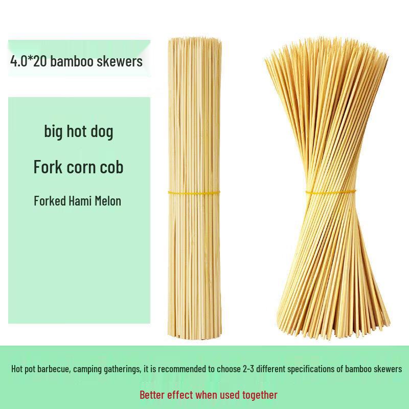 Disposable Multi-purpose Bamboo Skewers