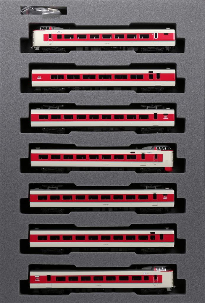 KATO N Gauge 381 Series Normal Formation Set Railway Model Train "Yukuyaku Yakumo" 7-Car 10-1452