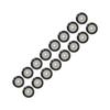 48PCS 3D Printer Pulley Wheel Set Stable Low Friction POM Precise Steel Pulley Set for Printing Shop Black