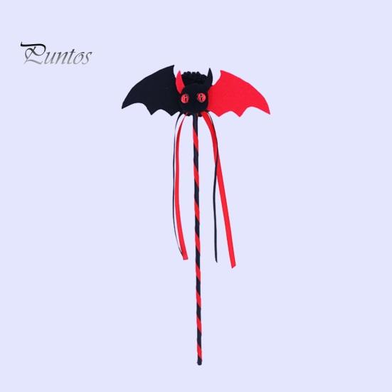 Set Costume Pipistrello Per Bambine – 6 Pezzi Con Gonna LED, Ali, Bacchetta, Maschera E Fascia – Halloween