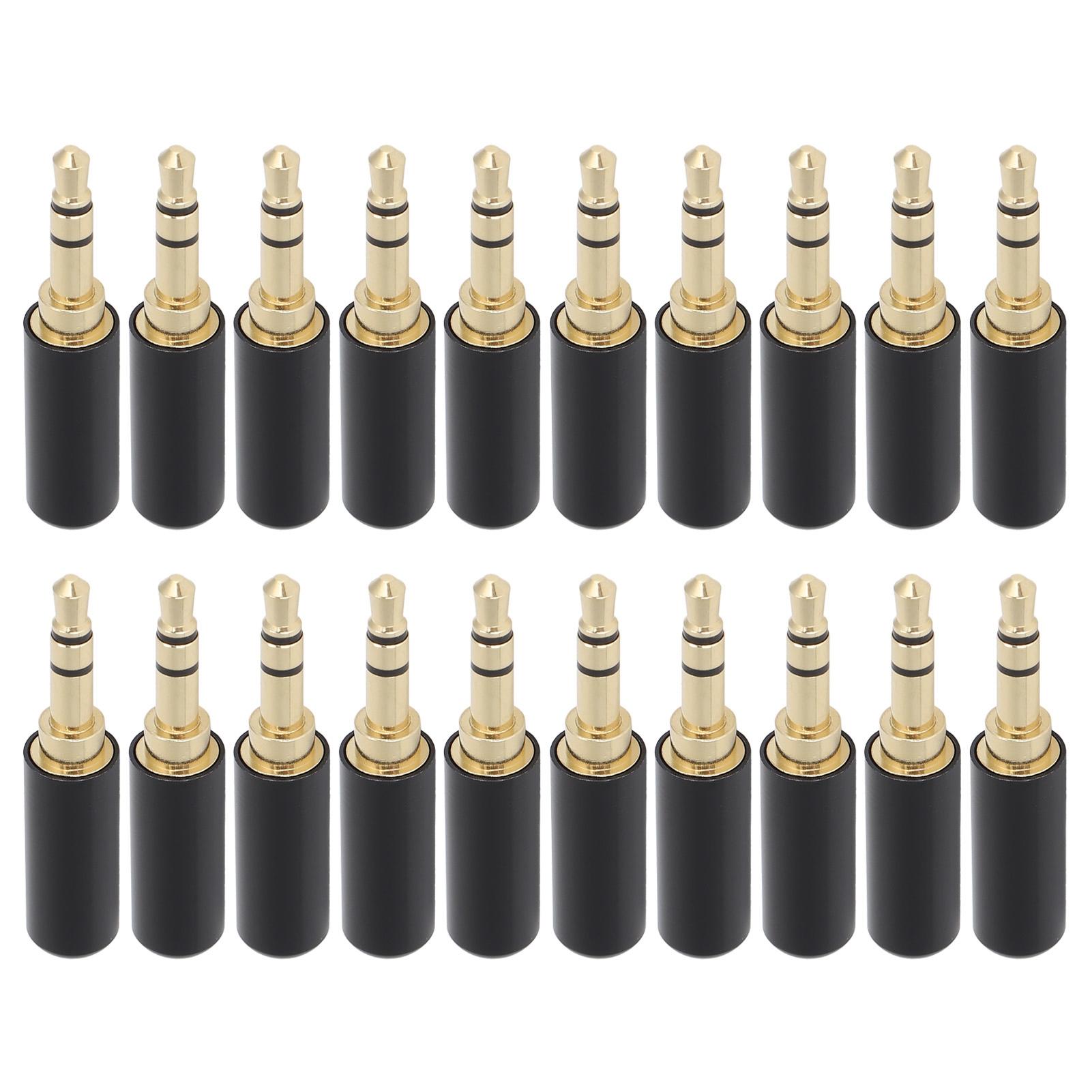 

20 шт. 3,5 мм разъем для наушников o двухканальный стерео o адаптер для замены гарнитуры