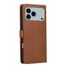 Business 3D Diamond Grid Embossed Wallet Leather Case For iPhone 17 Pro Max 16 15 14 13 12 11 Plus 17air 16E kickstand Cover