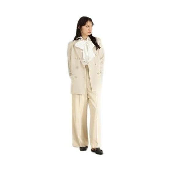 [Natural Beauty Basic] Casual Pants, Flap Pocket Wide Pants, Women s