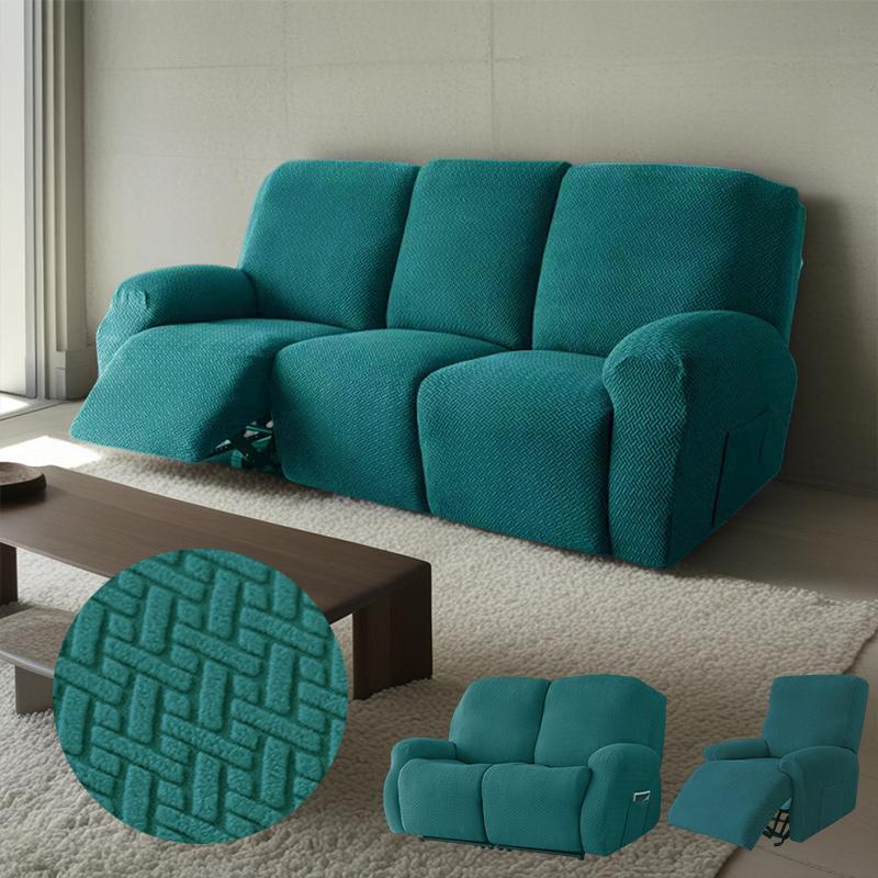 1/2/3Seater Recliner Sofa Covers For Living Room Non-Slip Armchair Slipcover Stretch Spandex Recliner Cover Furniture Protect