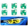 6 Pcs Angel Eye LED Light Boards Lemon Yellow Angel Eyes DRL Control Module for BMW-3-Series F30 F31 LCI 2014-2019 Compatible with US EU Models