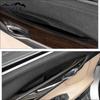 Door Interior Inner Handle Pull Carrier Cover Fit For 2008-2015 BMW 7 Series F01 Carbon Fibre