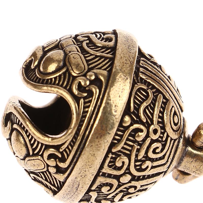 Lucky Brass Handicraft Die Casting Drop Bell Key Car Button Wind Bell Sect Bronze Bell Creative Gift