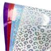 12"x10" Adhesive Vinyl Holographic Rainbow Leopard Mermaid Craft Film DIY Window Glass Decals Decor Signs Stickers For Cut