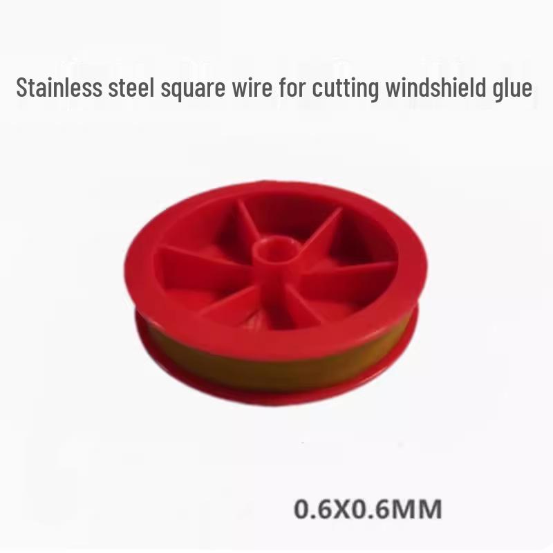 High-Strength Square Steel Wire Glass Removal Tool 22m x 50m High-Strength Square Steel Wire + Spool