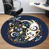 1pc Galaxy Cat Pals Office Round Area Rug, Indoor Mat Suitable For Office, Under Office Chairs Bedroom Living Room Home Decor, Room Deco 049