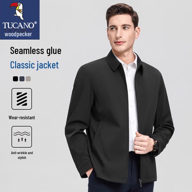

TUCANO Men s Lapel Business Casual Jacket 4XL