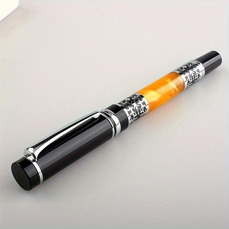 1 Pc Luxurious Metal and Acrylic Fountain Pen Business Office Ink Pen
