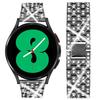 20mm 22mm dirželis Samsung Galaxy Watch 4/5/6/pro/classic 43mm 47mm 45mm Metalinis deimantinis apyrankės correa HUAWEI GT 2e 3 pro dirželis