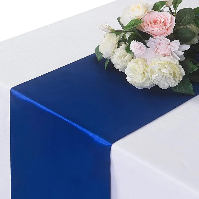 Satin Table Runner 30cm X 275cm Wedding Party Supply Christmas Home Modern Coffee Dining Luxury Table Decoration 12" X 108"
