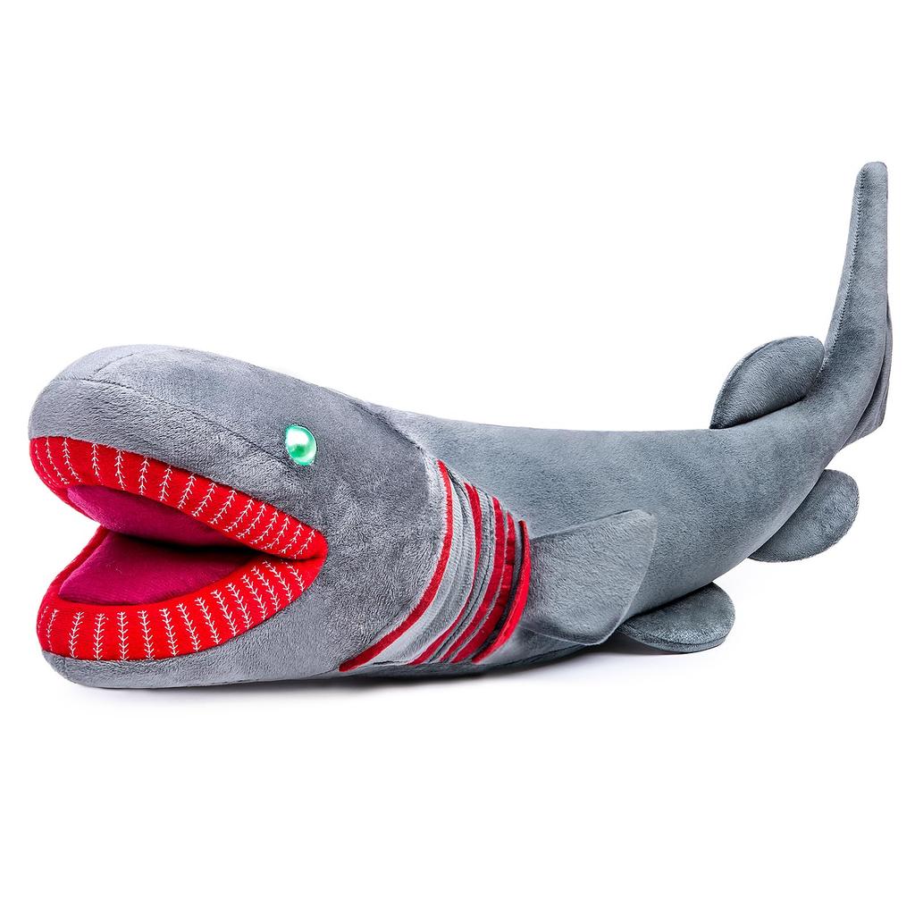 ZHONGXIN MADE Frilled Shark Plush 80cm Sea Creature Shark Stuffed Super Soft Shark Model Plush Toy Kids Gift Collection Girl Boy Birthday Gift Shark