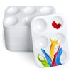 10PCS Plastic Watercolor Palette white Art Paint Tray Palette Art Painting Painting Tray  Painters
