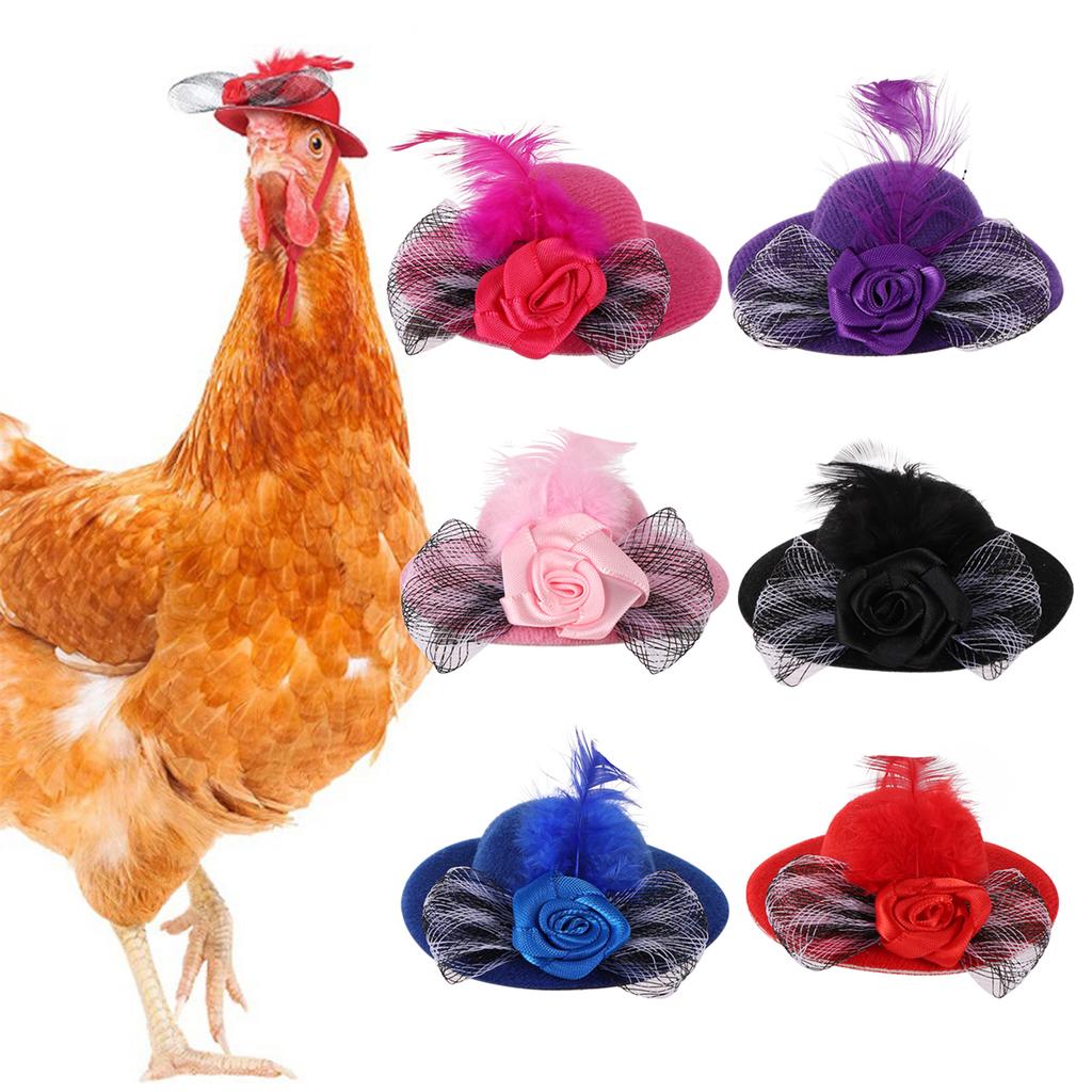 1 ks barevná klobouk pro mazlíčka ID3,5 cm Sametová látka Klobouk pro panenku Holub Papoušek Kuře Kachna Klobouk s elastickou šňůrkou Malý mazlíček Vtipná pokrývka hlavy