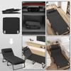 Folding Sun Lounger Chairs Bench Cushion Cotton Cushion Garden Camping Outdoor Chair Cushion Deck Chairs Travel Beds For Adults