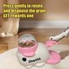 Interactive Dog Treat Dispenser Toy Adjustable Food Dispensing Puzzle Toy Clownfish Design Slow Feeder for IQ Training Mental Stimulation