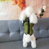 Pet Dog Winter Vest Coat For Small Medium Dogs Puppy Warm Down Jacket Sleeveless Padded Vest With Harness Chest Strap
