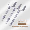 3 pc/Set New Positioning Perm Texture Combs For Barber Shop Professional Women Girls Hairdressing DIY Hair Curling Positioning