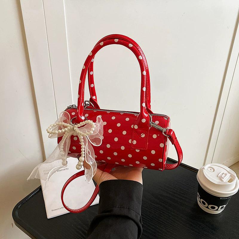 2026 Neueste Koreanische Sommer-Handtasche Kleine Tragetasche Für Damen Hochwertige Gepunktete Nischen-Kissen-Tasche Einzelne Umhängetaschen Geschenke