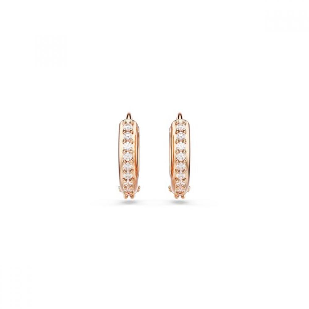 Swarovski Rose Gold Mini Hoop Earrings 5690669