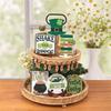 Patrick's Day Tiered Tray Decorations Gnome Leprechaun's Hat Shamrock Wooden Signs Decorations for Patrick's Day Decor
