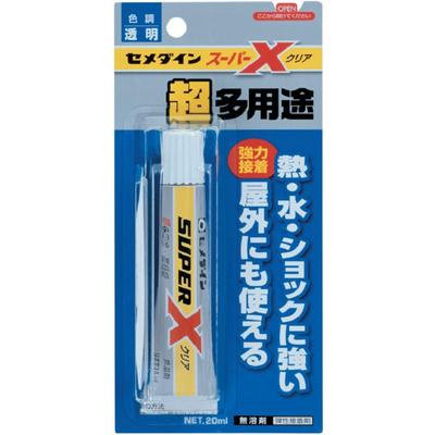 Cemedine Super X Clear Mehrzweckkleber, 20ml, AX-038
