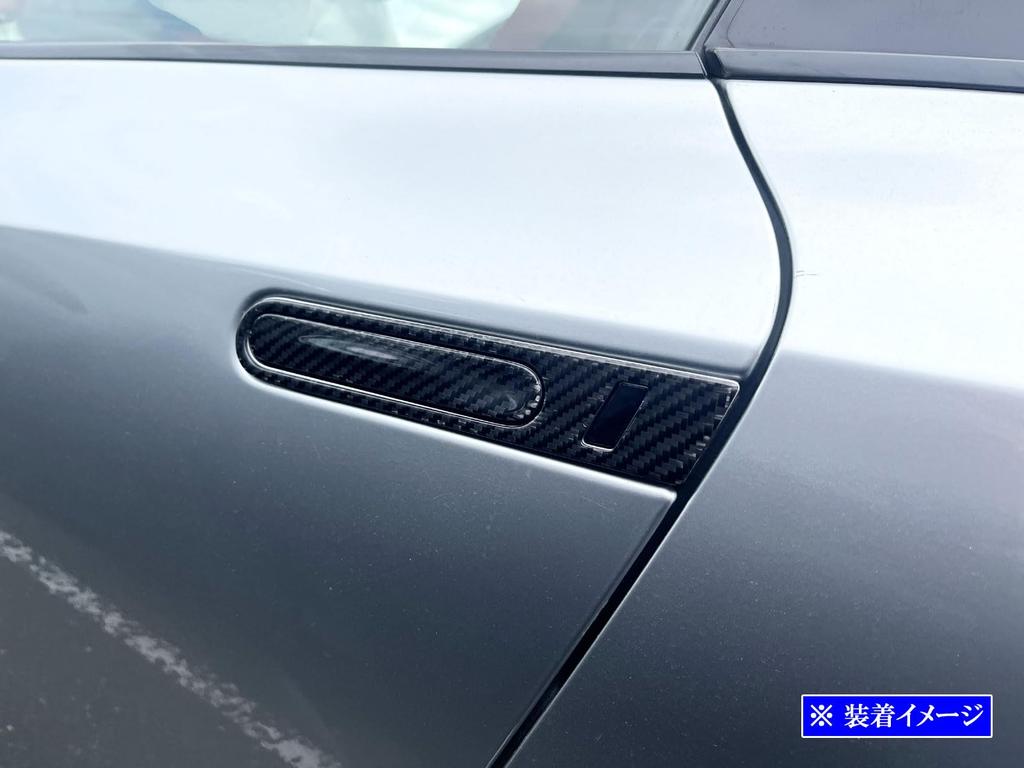 BRIGHTZ R35 Real Carbon Door Handle Cover Knob 35 GTR G T R GT-R [DHC-NOBU-445]