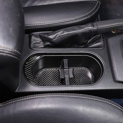 For Subaru Forester 2013-2018 Soft Carbon Fiber Car Central Control Storage Slot Mat Panel Cover Trim Sticker Car