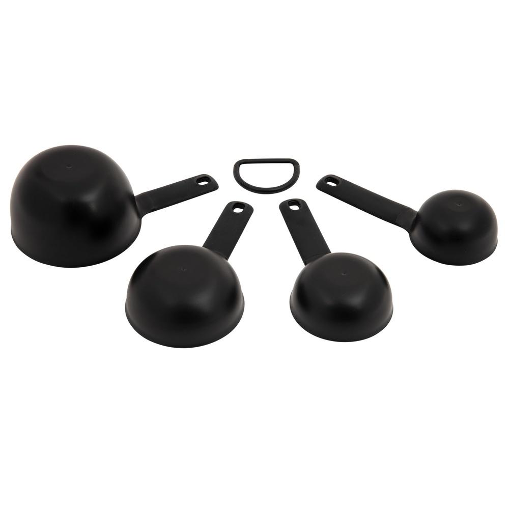 9-Piece Measuring Cup Spoon Set Soft Grip Dishwasher Safe Metric Measurements Baking Cooking Kitchen Universal Tools