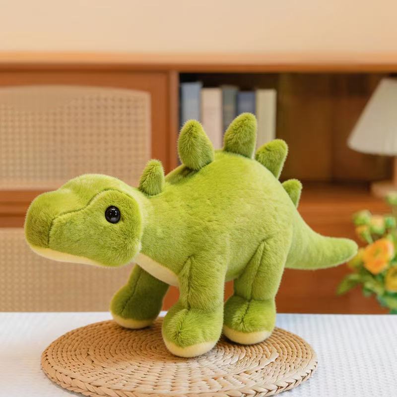 Die neueste grüne Dinosaurier-Serie Figurenkissen Kawaii Plüschtierpuppe, Cartoon, niedliches Geschenk, Puppe für Kindergeburtstagsgeschenke