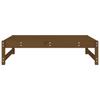 Garden Stool Honey Brown 120 X 80 Cm Solid Pine Wood