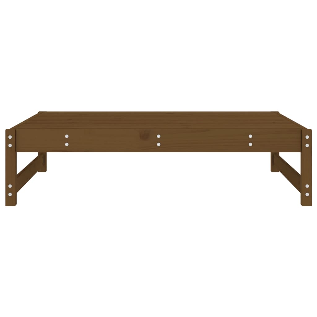 Garden Stool Honey Brown 120 X 80 Cm Solid Pine Wood