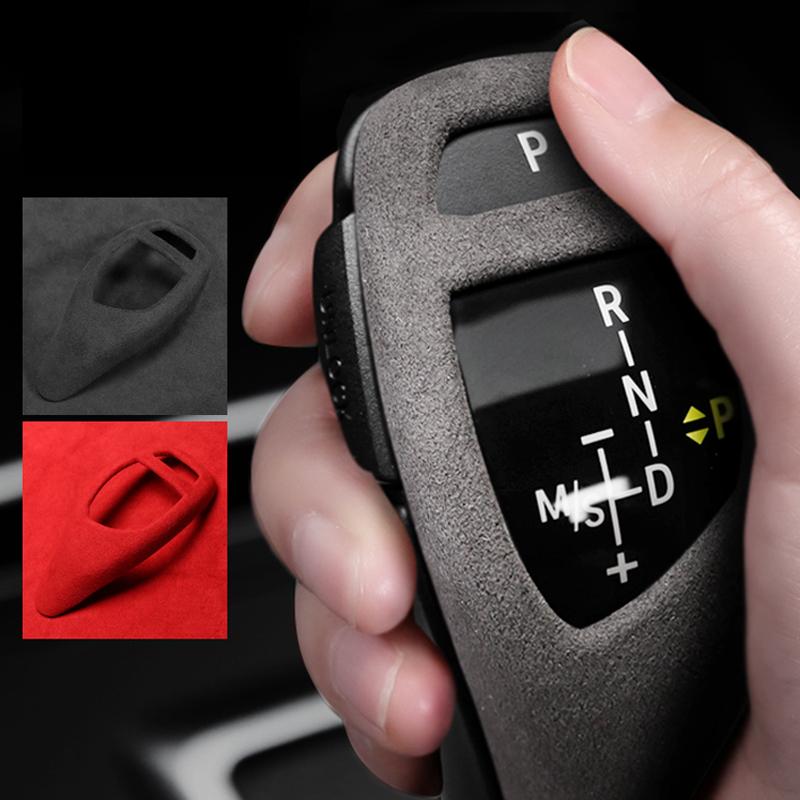 Car Gear Shift Knob Cover High Quality Fur Sticker For BMW F30 F31 F34 F10 F07 F20 F21 X3 F25 X4 F26 X5 F15 X6 F16