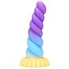 Intestines Anal Plugs Mixed Colored Silicone Dildo Penis Simulation Big Penis Alternative Sex Adult Products