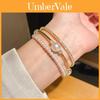 Fashion Pearl Bracelets With Rhinestones For Elegant Casual Wear