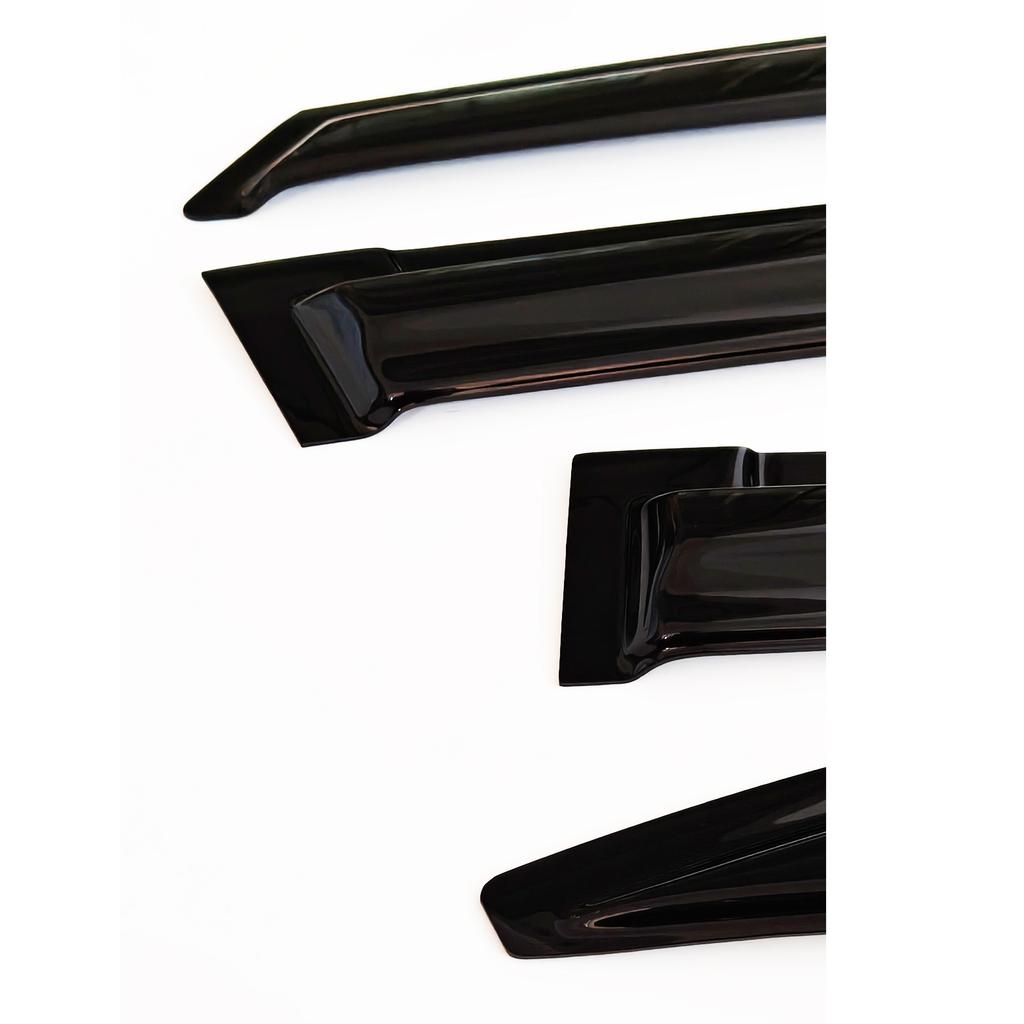 Window Visor for Honda Civic 2001-2005 Sedan 5-Doors | 4pcs Rain Guard Wind Deflector | Car Weather Shield Accessory