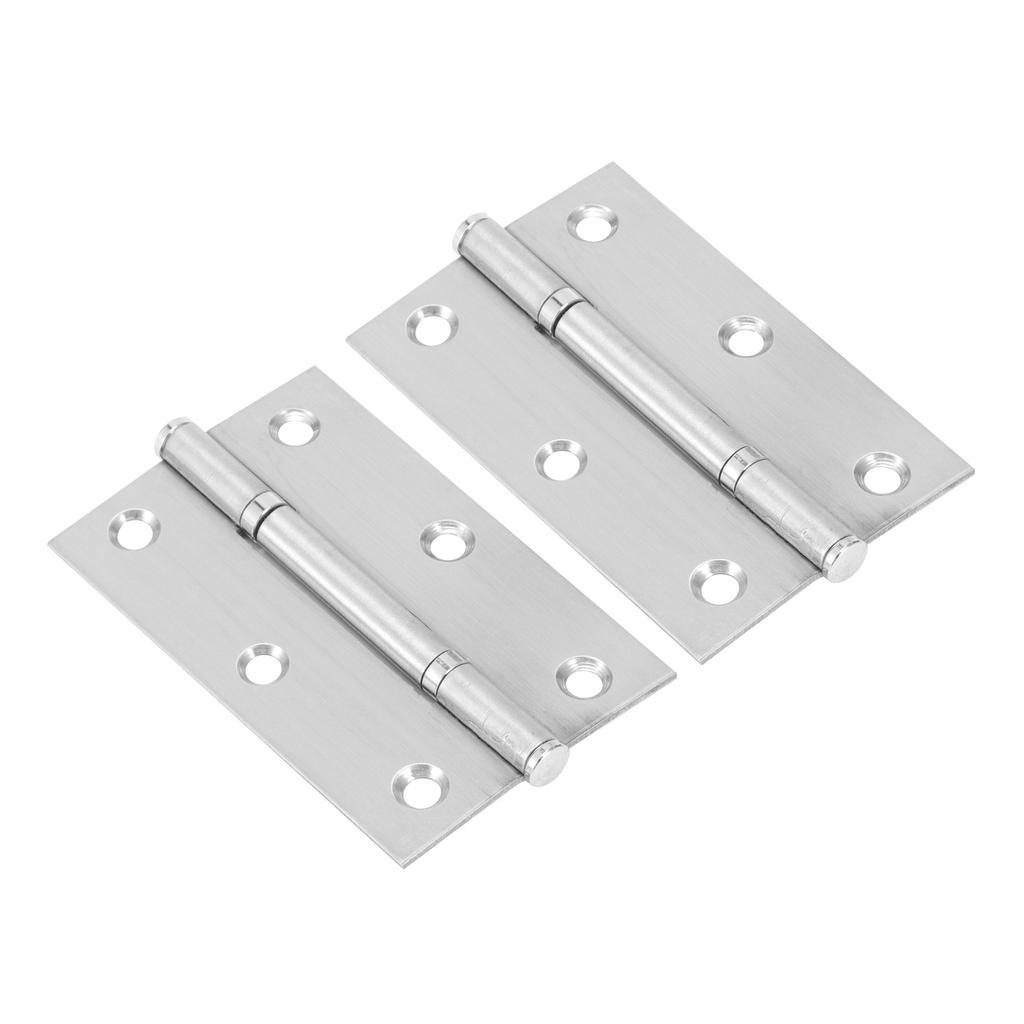 7 Paar Edelstahl Kleine Scharniere Haushalts-Schrankscharniere Möbelbeschläge Zubehör