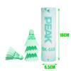 3Pcs Windproof Training Shuttlecock TPR Soft Ball Head Badminton Ball  Badminton Training